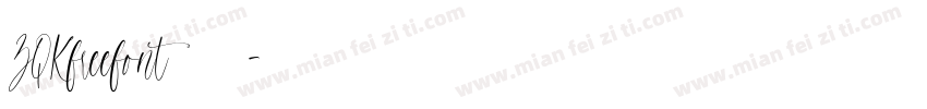 ZQKfreefont 常规字体转换